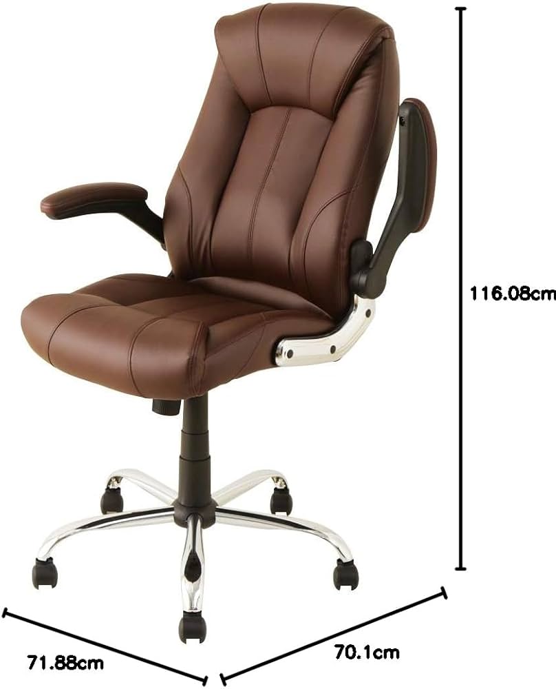 Amazon | アイリスプラザ オフィスチェア 跳ね上げ式アームレスト 肉厚